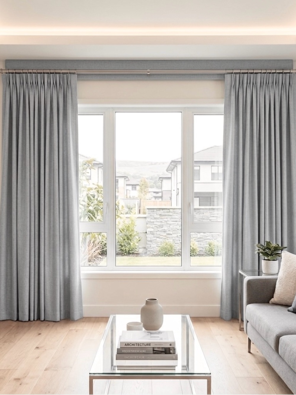 2 Panels Target Thatched Heather Gray Curtain Panels Light Blocking 84" x 40"